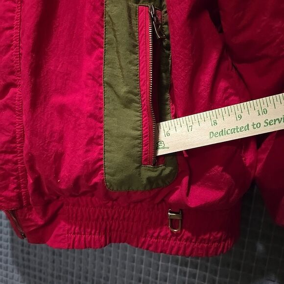 VTG Bogner Winter Ski Jacket Sz44 Oversized 4XL Insulated Puffer Red Green *READ - Picture 12 of 12